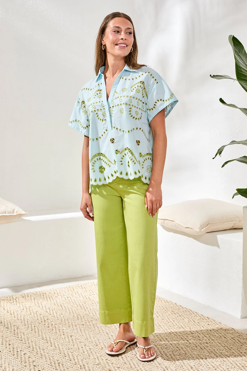 Tribal Pop Over Embroidered Blouse – Elizabeth Boutique 