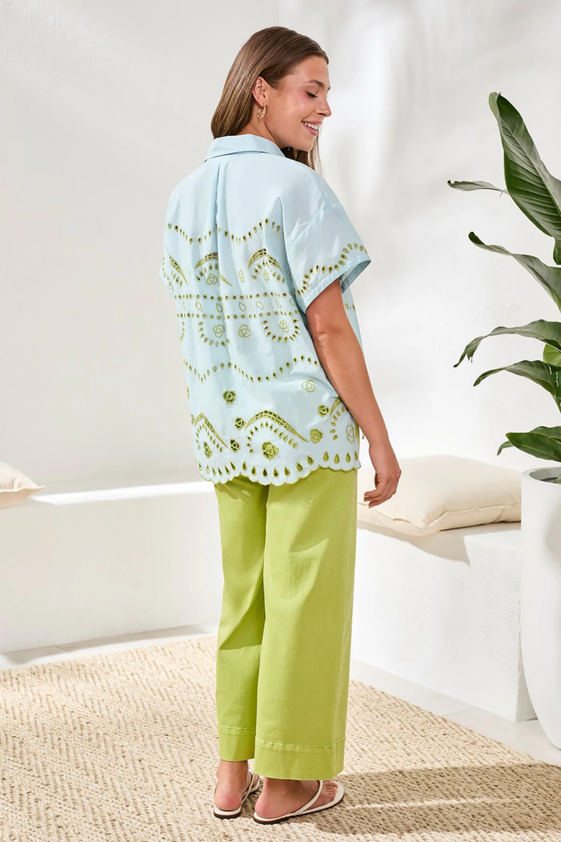 Tribal Pop Over Embroidered Blouse – Elizabeth Boutique 
