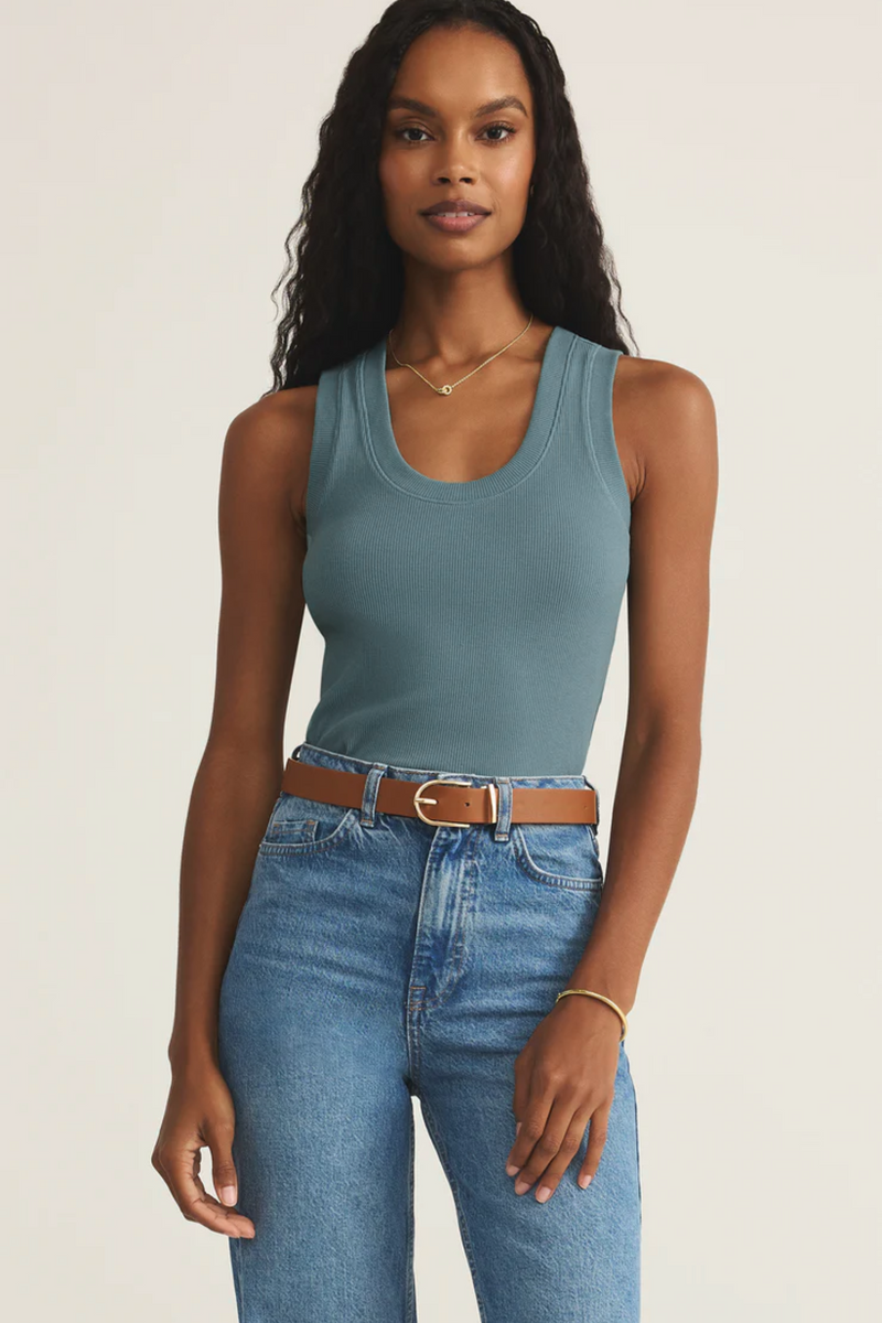 ワンピース rib aerial knit tank OP 7468_41352b865a_07bdeea1b2a65b