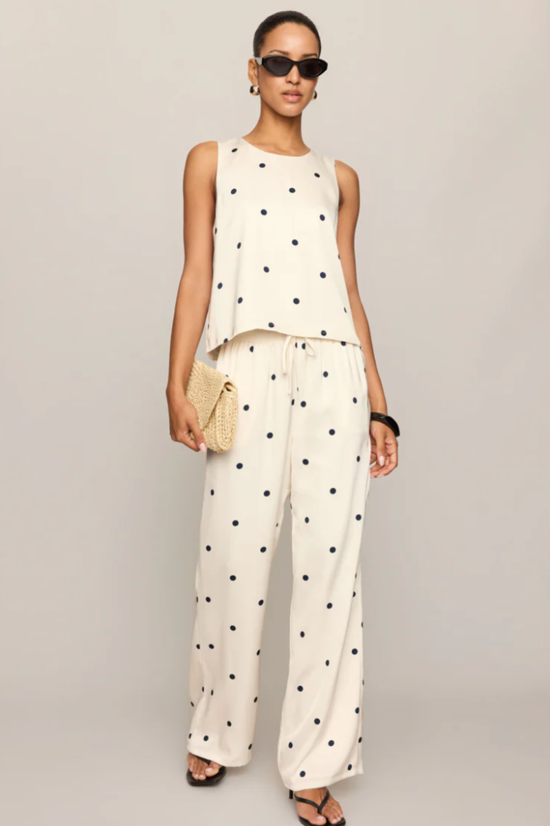 Z Supply Lara Satin Dot Wide Leg Pant – Elizabeth Boutique
