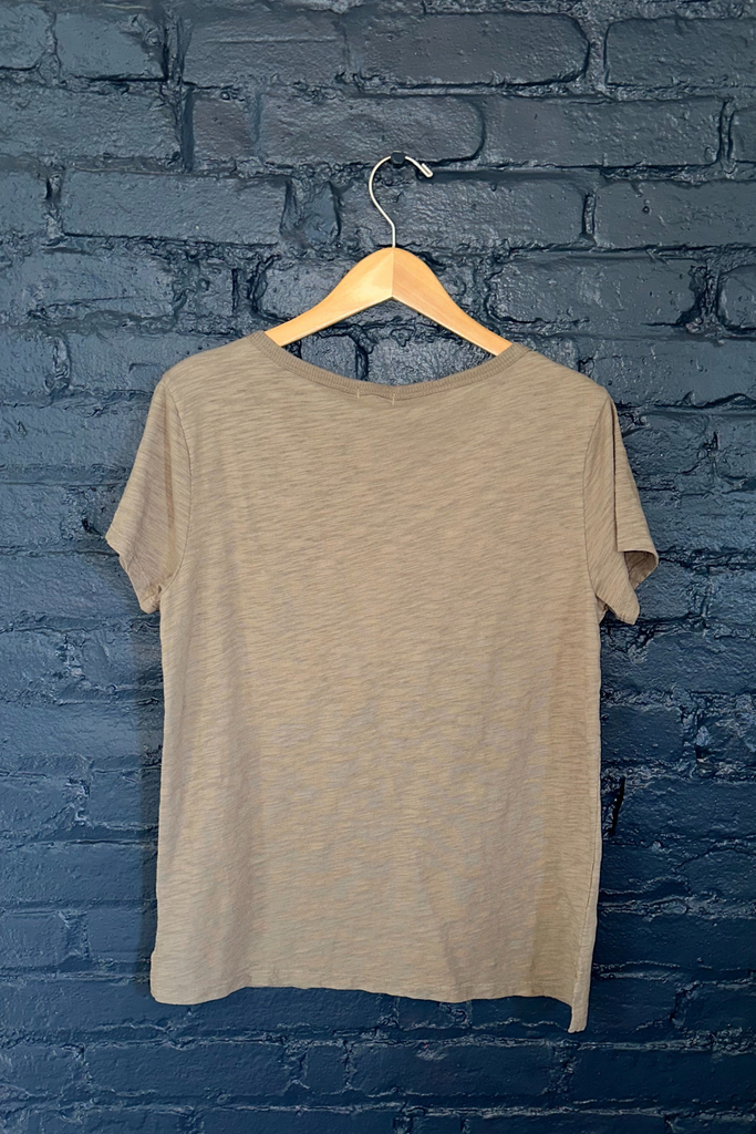 Dylan Modern Deep V-Tee Moss