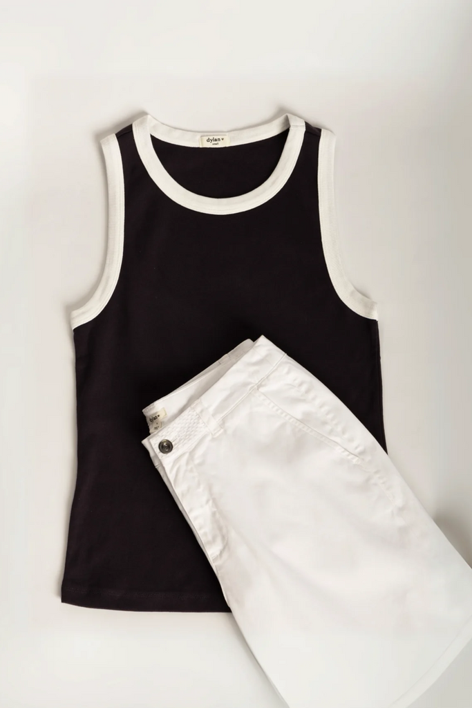 Dylan Contrast Rib Tank