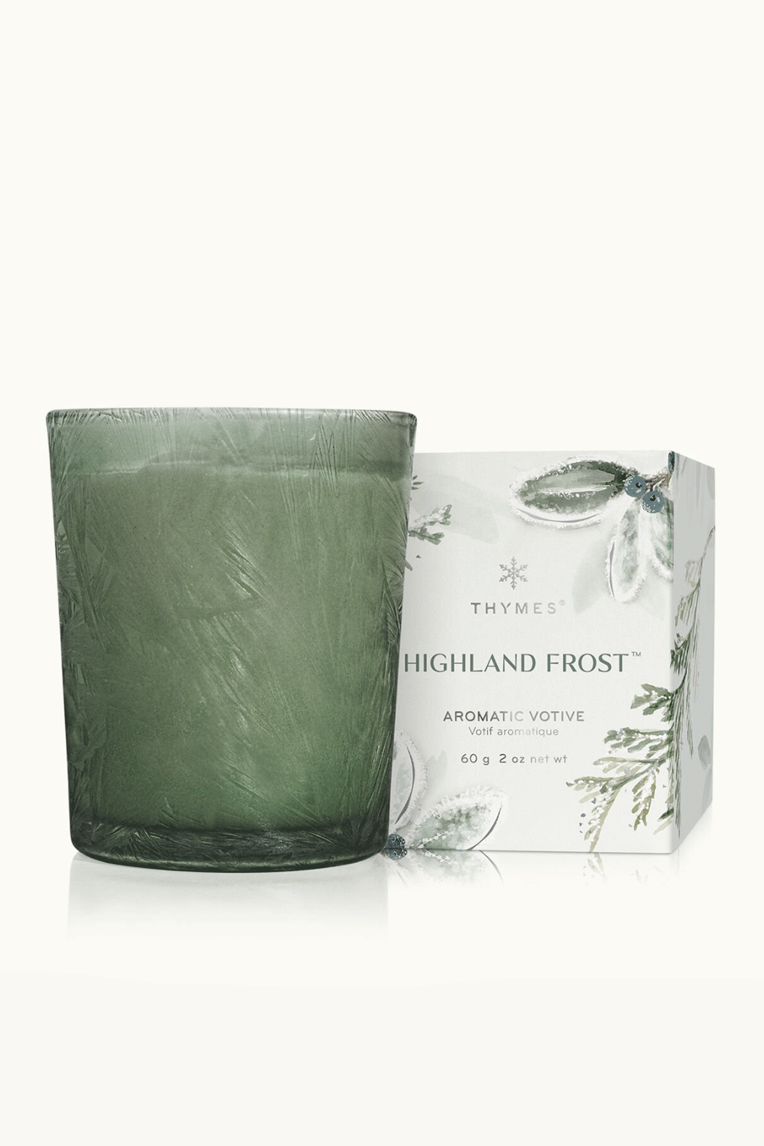 Thymes Highland Frost Boxed Votive Candle – Elizabeth Boutique