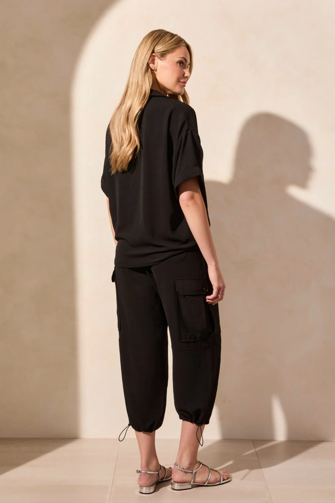 TRIBAL Flowy Popover Shirt