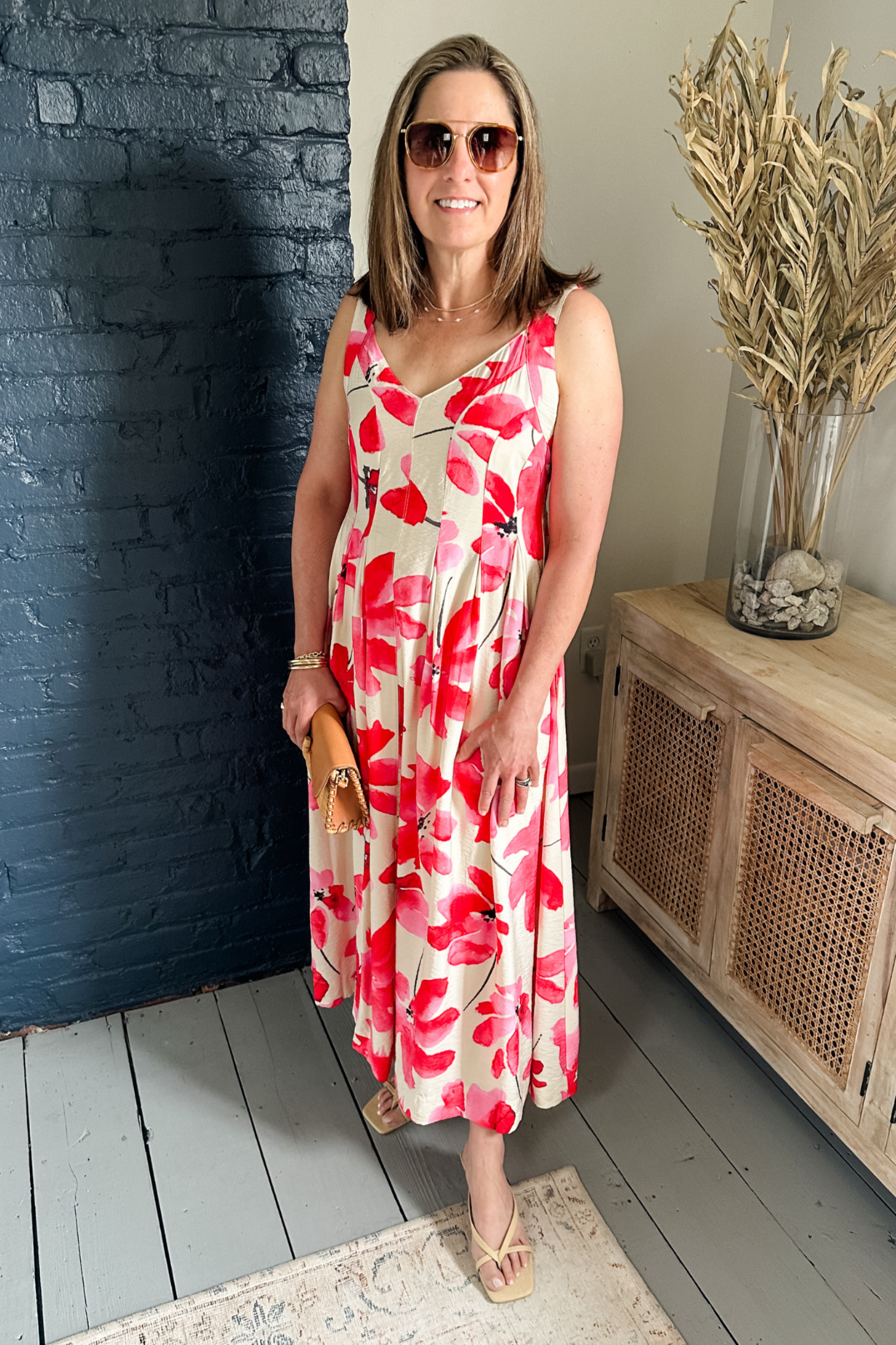 tribal midi dress Tribal Tiered Crepe Midi Dress