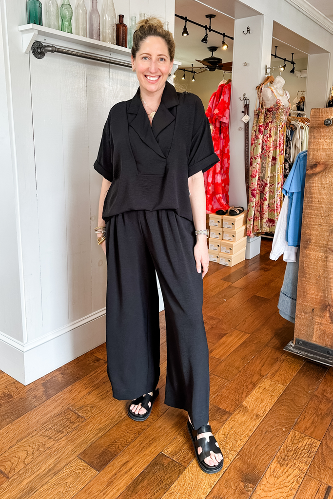 TRIBAL Flowy Popover Shirt