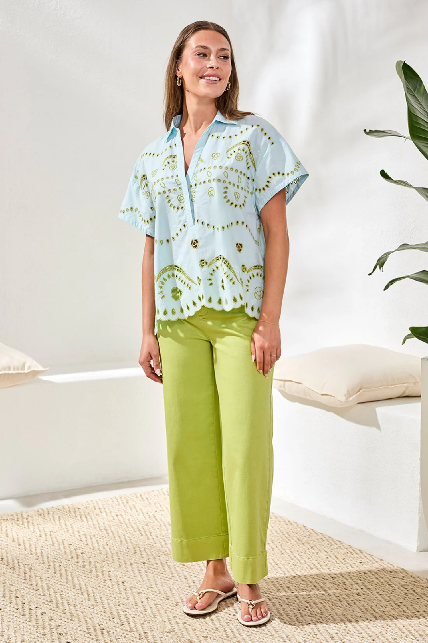 Tribal Pop Over Embroidered Blouse – Elizabeth Boutique