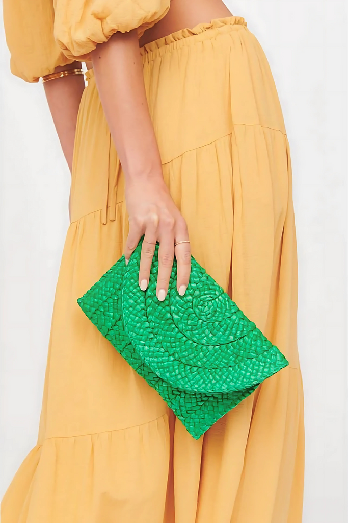 Urban Expressions Aegean Clutch in Green